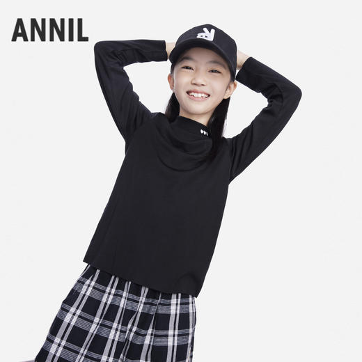 女童中领针织衫秋季新款安奈儿童装EG431581 商品图2