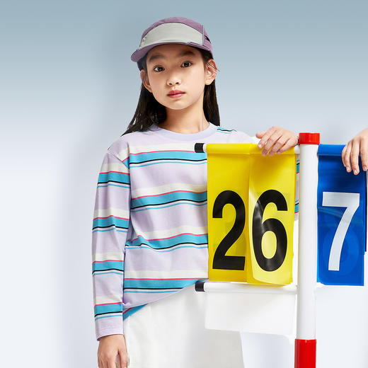 男女童圆领长袖针织衫秋季新款安奈儿童装EM431530 商品图1