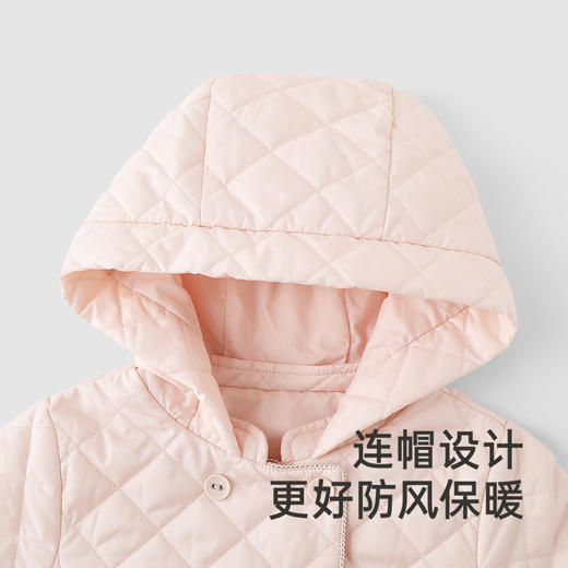 【商场同款】英氏儿童风衣外套女童冬季夹棉外套防风保暖新款 商品图2