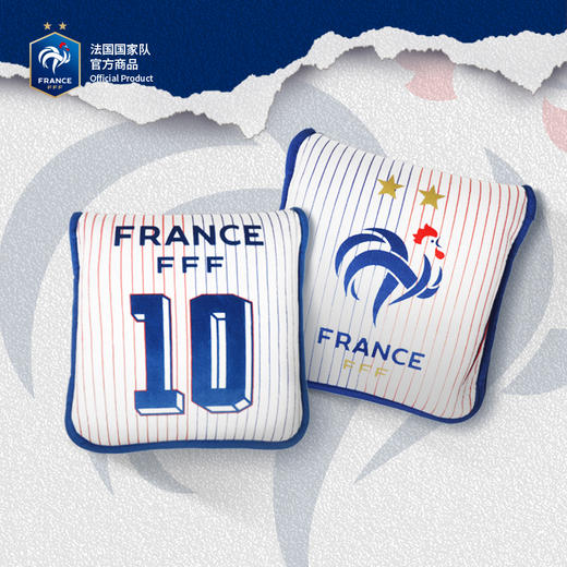 【官方正版】法国国家队丨10号居家毛毯小被子可收纳空调毯子姆巴佩 商品图0