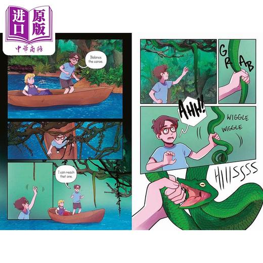 【中商原版】神奇树屋桥梁漫画6 Magic Tree House 6 Afternoon on the Amazon 英文原版进口 小初文学 儿童漫画故事图画小说 商品图3
