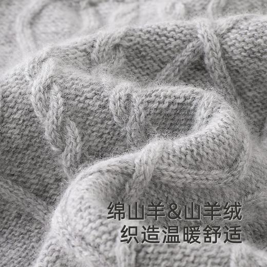 【高定系列】英氏儿童毛衣针织衫男童长袖羊毛衫秋冬保暖上衣新款 商品图2