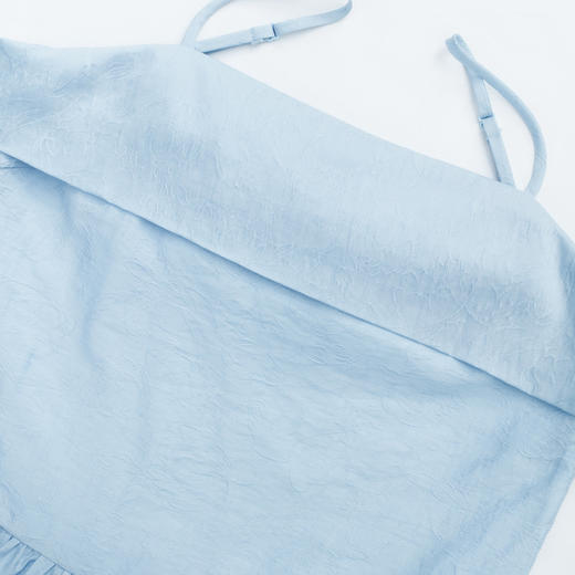 休闲甜美少女风随性连衣裙女春夏季宽松可调节吊带裙V1140880 商品图5