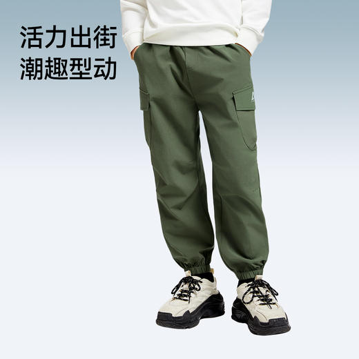 男童全腰梭织单裤秋季新款安奈儿童装EB436512 商品图1