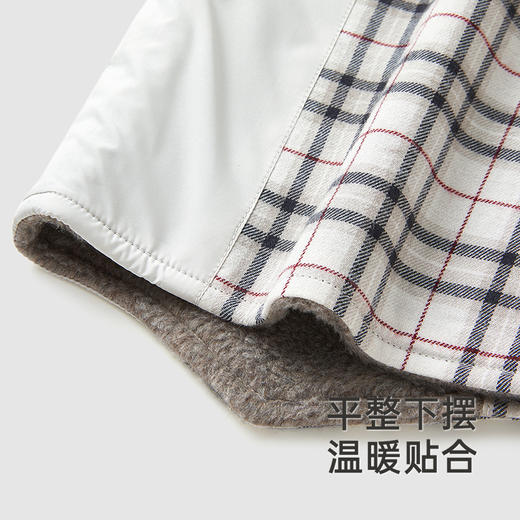 【高定系列】英氏旗舰童装百搭格纹马甲男童背心秋季加绒保暖新款 商品图2