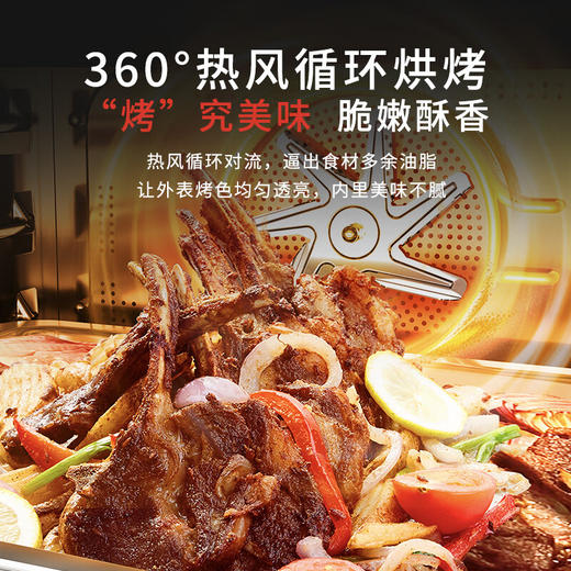 松下（Panasonic）嵌入式蒸烤一体机 家用大容量 多功能烘焙 循环烘烤箱50L NN-CS9BPBXPE NU-SC9BPB 商品图2