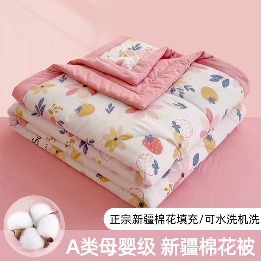 【对于家的期待 不止于想象~】南通家纺夏凉被 a类母婴级 2024新款小清新 水洗棉凉感薄夏被 空调被-QQ 商品图7