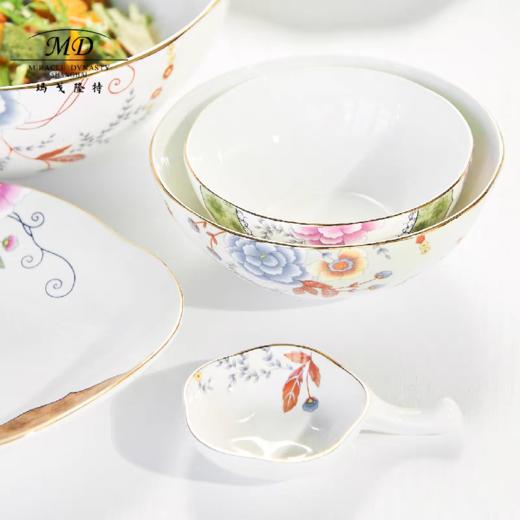 【云粉节】10楼玛戈隆特46头餐具-瓷韵花香吊牌价4688元活动价3282元 商品图1