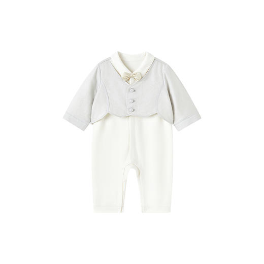 【高定系列】英氏旗舰童装羊毛莫代尔连身衣秋季男童衣服新款 商品图4