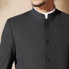 【婚礼季/中华立领】柒牌西装男套装2025秋季新款条纹提花五粒单排扣西服	127C70610 商品缩略图2