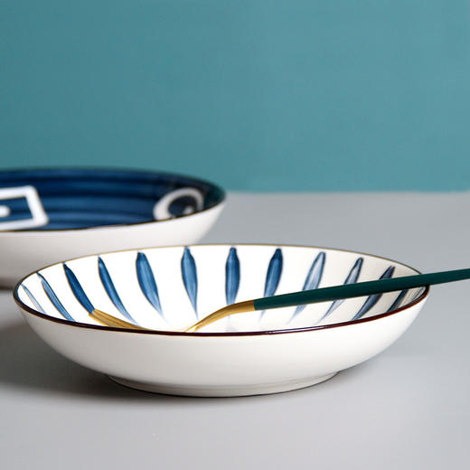 「18件套装」碗碟套装陶瓷日式餐具家用碗盘网红釉下彩餐饮用具碗筷套装 商品图3