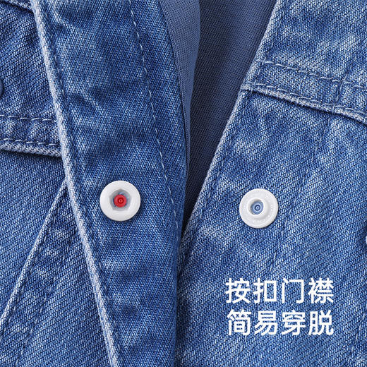 【商场同款】英氏儿童牛仔外套秋季女童外套裙新款长袖外套 商品图1