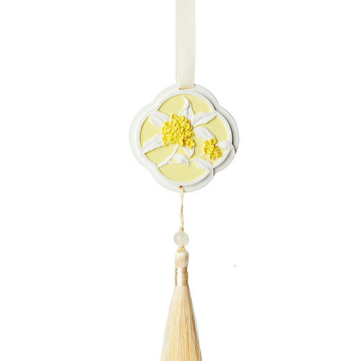 【颐和金桂香薰石膏片】车载衣柜挂件 持续留香除异味 国风扩香衣橱香氛  商品图4