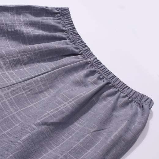 都市丽人都市锋尚睡衣好睡好眠长袖软绵绵压花薄男士梭织棉套装FHT1D4 商品图6