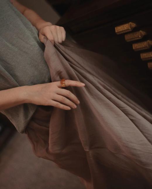 红翡宽金戒指 商品图4