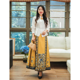 【林栖设计小店】【少量现货】（林栖推荐）新中式衬衣立领优雅传统2024春夏新品长袖上衣女1943246