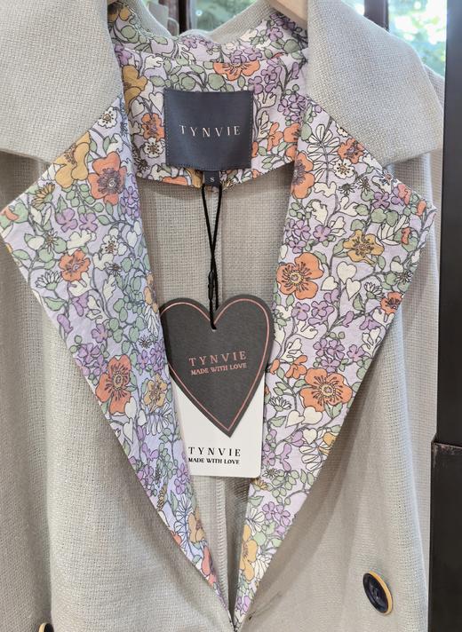 TYNVIE 连腰带短袖外套-灰青色 商品图11