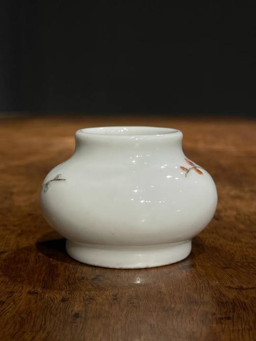 瓷胎珐琅彩梅花纹水盂，顺丰包邮 商品图3