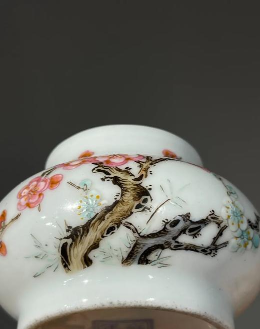 瓷胎珐琅彩梅花纹水盂，顺丰包邮 商品图8