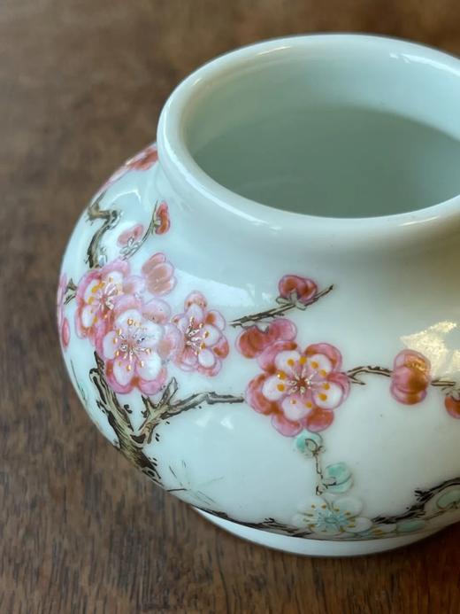 瓷胎珐琅彩梅花纹水盂，顺丰包邮 商品图13