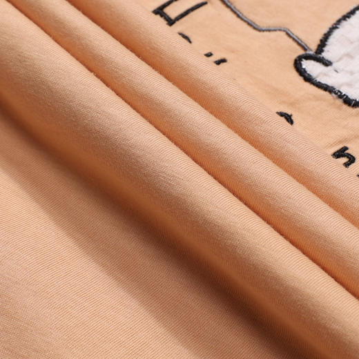 都市丽人睡衣好睡好眠长袖家居服26支CVC单面薄女士棉质套装LHT2K3 商品图6