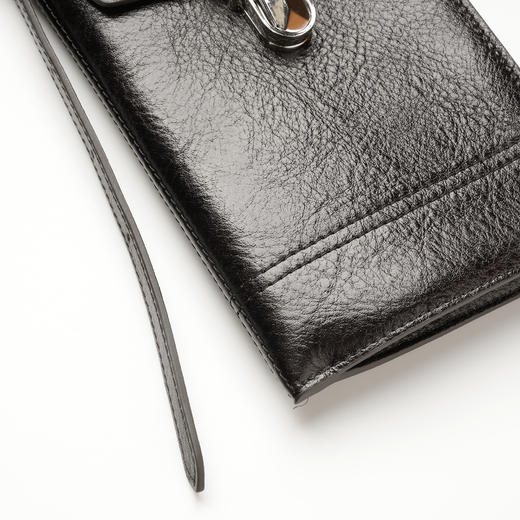 ROMI STUDIO“原生本皮"头层牛皮纹路肌理感斜跨手机包 24SSB103 商品图2