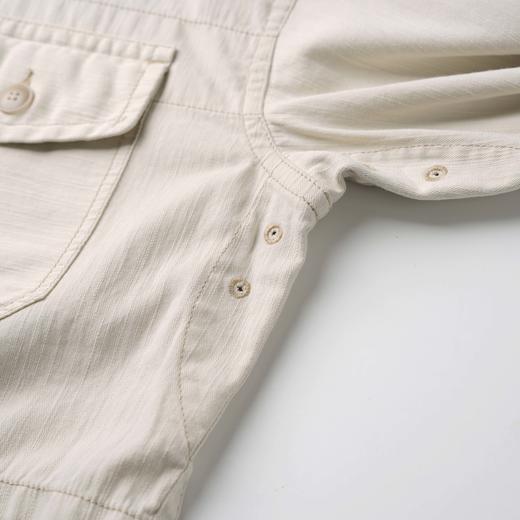 ROMI STUDIO“美式假日”竹节棉肌理纹路洗水抽绳连帽卫衣 431V6023 商品图3