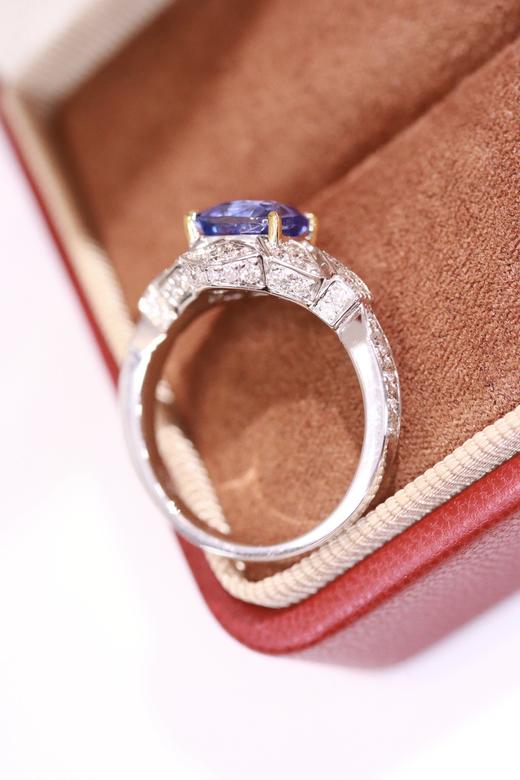 2.09ct 蓝宝石戒指 商品图8