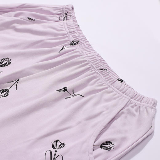 都市丽人睡衣生活家居长袖家居服RC50/50双面薄女士棉质套装LHT1M4 商品图7