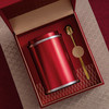尊享皮盒【单合金罐＋勺•红】58元一套/一件18套/约装3两左右 商品缩略图1