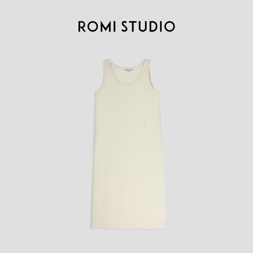 ROMI STUDIO"仲夏拍档”柔软透气洗水棉双口袋背心连衣裙 D3502 商品图0