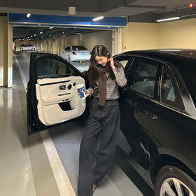 ROMI STUDIO“经典升级” 100%斜纹棉拼色包边撞色牛仔裤 23AWN737