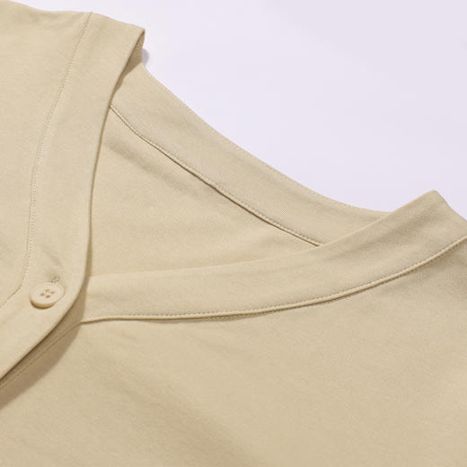 都市丽人睡衣好睡好眠长袖家居服26支CVC单面薄女士棉质套装LHT1K9 商品图4