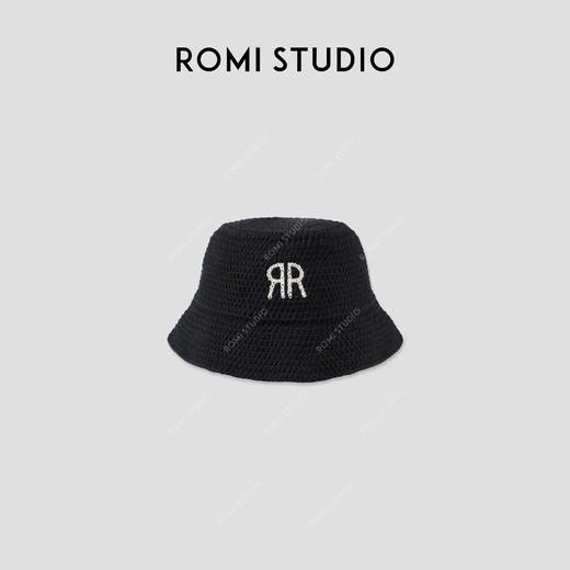 ROMI STUDIO “悠然假日” 勾织刺绣遮阳渔夫帽 445Y4025 商品图0