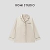 ROMI STUDIO“quiet luxury”简约宽松翻领香槟色家居上衣 23AWW456 商品缩略图0