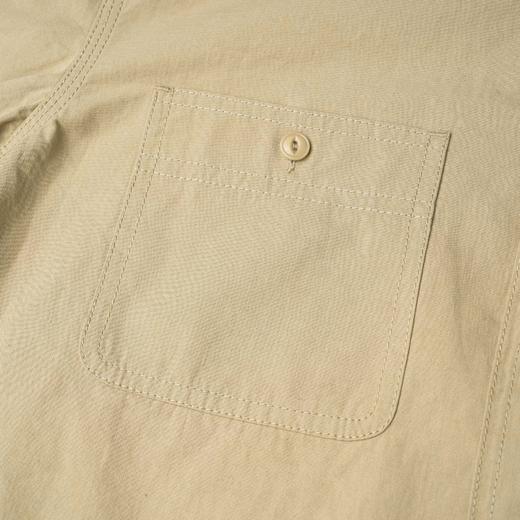 ROMI STUDIO “复古经典” 莱赛尔亚麻棉混纺洗水做旧衬衣 421C3059 商品图2