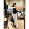 ROMI STUDIO“松弛随性”棉麻混纺软糯透气立裁直筒休闲裤 24SSK123 商品缩略图0