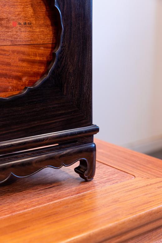 红桥红  家具严选  缅甸花梨（大果紫檀）【紫光檀x缅花水月洞天茶盒】 商品图3