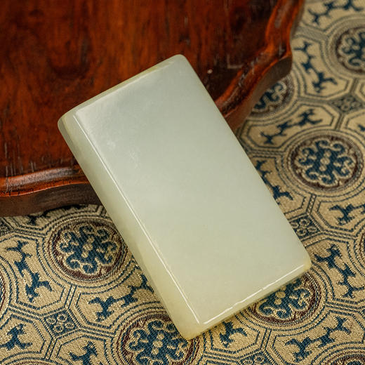 清 玉雕山水人物牌 商品图1