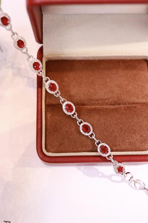 3.52ct 红宝石手链 商品图2