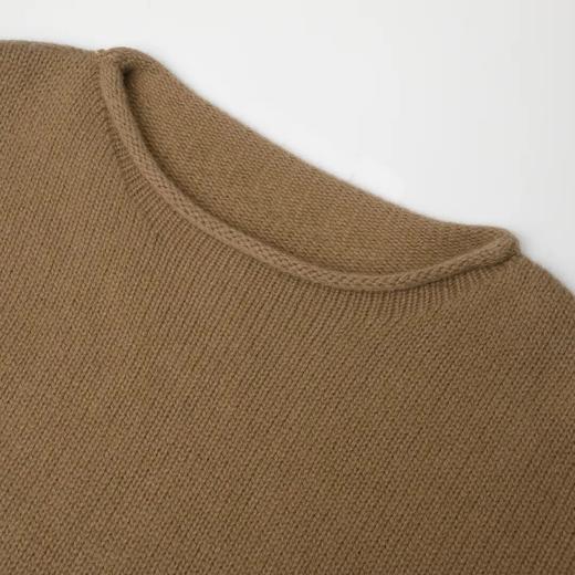 ROMI STUDIO“秋冬美拉德" 100%澳洲羊毛卷边圆领针织毛衣23AWM316 商品图2