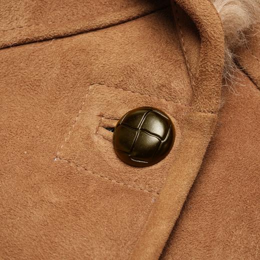 ROMI STUDIO进口冰岛腔调穿搭皮毛一体羊羔绒大衣外套23AWW780 商品图1