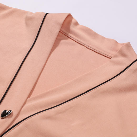 都市丽人睡衣好睡好眠长袖家居服RC50/50双面薄女士棉质套装LHT1M5 商品图4