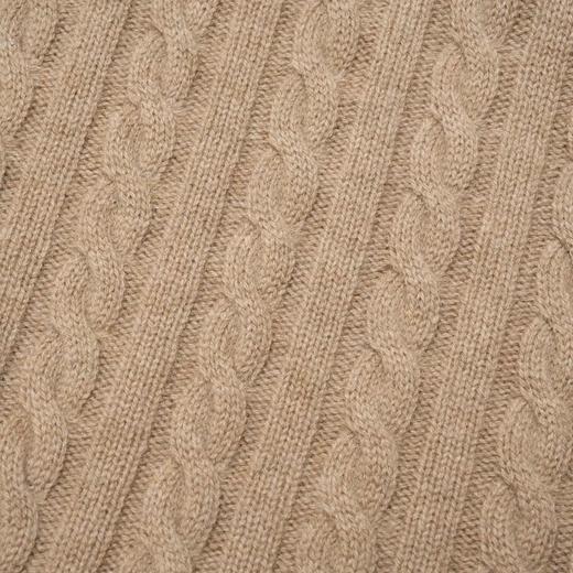 ROMI STUDIO随性优雅'腔调穿搭混纺圆领麻花针织长袖毛衣23AWM913 商品图2