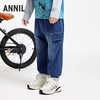 男童元气靛蓝潮牛仔长裤新款安奈儿童装实体店同款XB436690 商品缩略图1