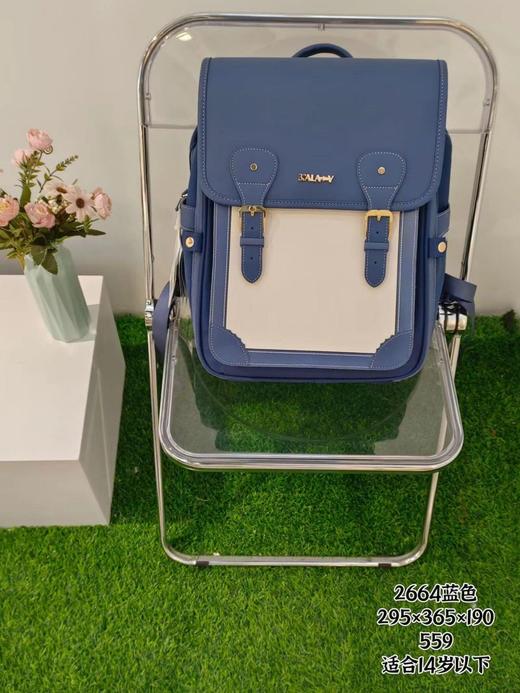 【蓝色】卡拉羊20L双肩背包学生书包7维减负防下坠（建议14岁以下，3-6年级，身高：135-165cm） 商品图6