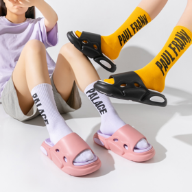 【透梦-云感双层按摩增高情侣拖鞋】云感足底按摩颗粒设计、双层可拆卸静音防滑、EVA材质强缓震耐磨、柔软有弹力舒适休闲百搭