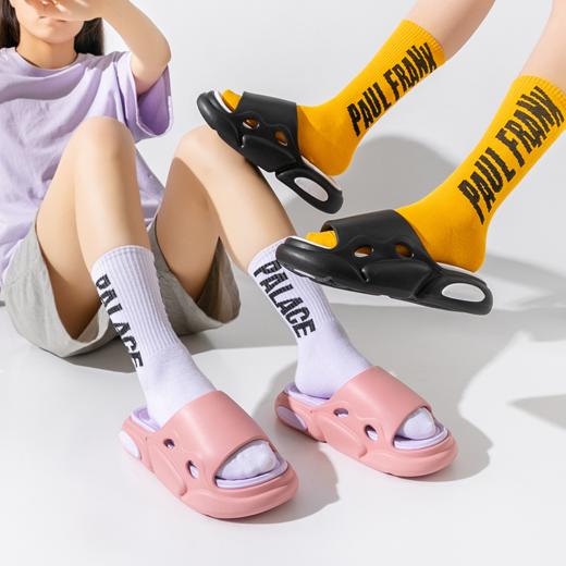 【透梦-云感双层按摩增高情侣拖鞋】云感足底按摩颗粒设计、双层可拆卸静音防滑、EVA材质强缓震耐磨、柔软有弹力舒适休闲百搭 商品图0