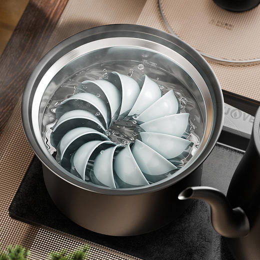 金灶R9茶台烧水壶一体嵌入式新款手柄自动上水泡茶专用电热水壶 商品图3
