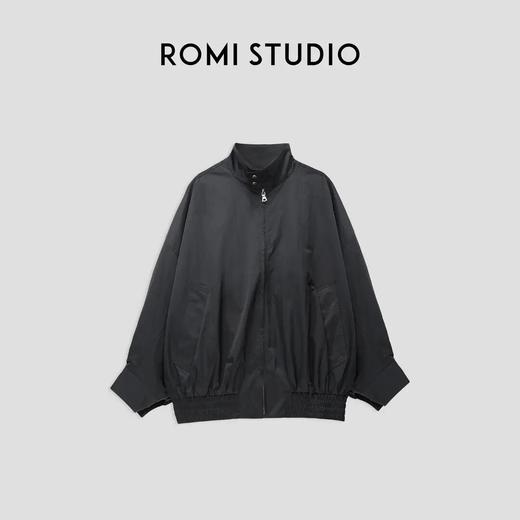 ROMI STUDIO“Cozy Design”宽松立领拉链时尚百外套23AWW735 商品图0